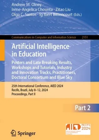 Cover of the AIED 2024 conference proceedings, Artificial Intelligence in Education, Part 2, published by Springer